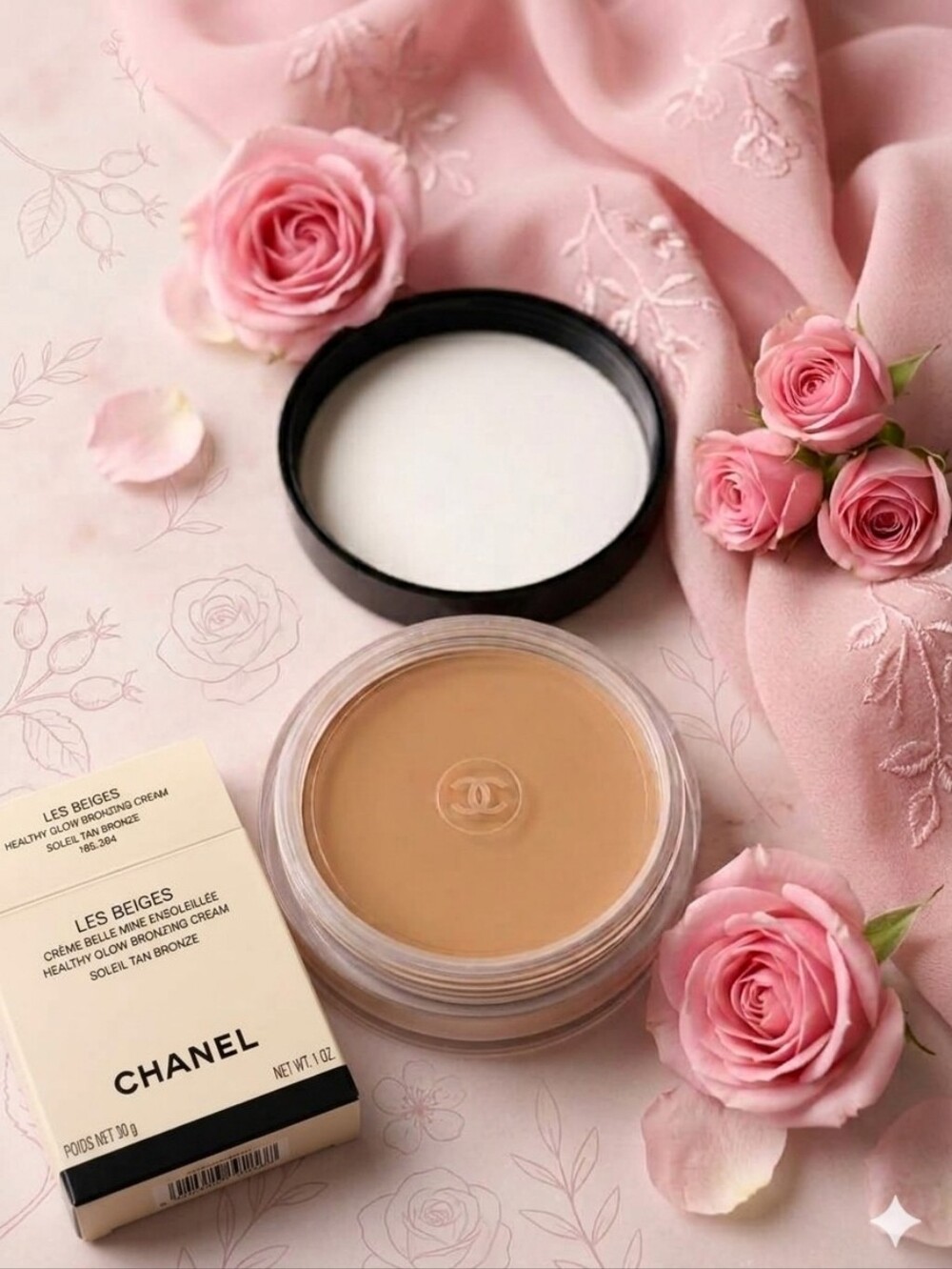 NEW~ LES BEIGES Healthy Glow Bronzing Cream~ 390 SOLEIL TAN BRONZE